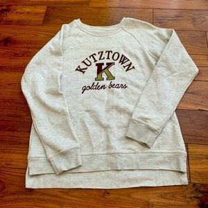 Kutztown women’s crew neck (M)